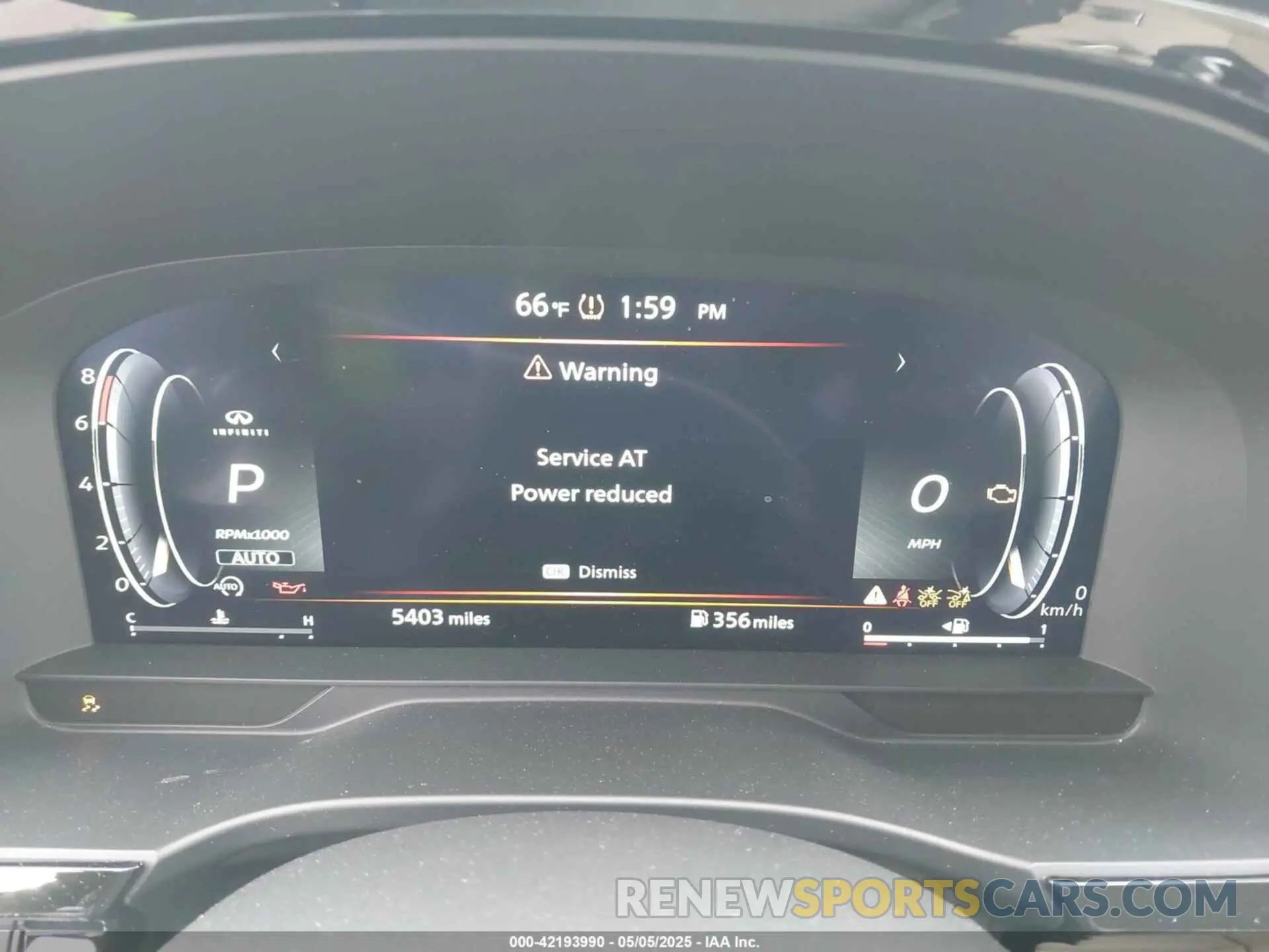7 fotografías del automóvil dañado 5N1AL1GS6SC330036 INFINITI QX60 2025