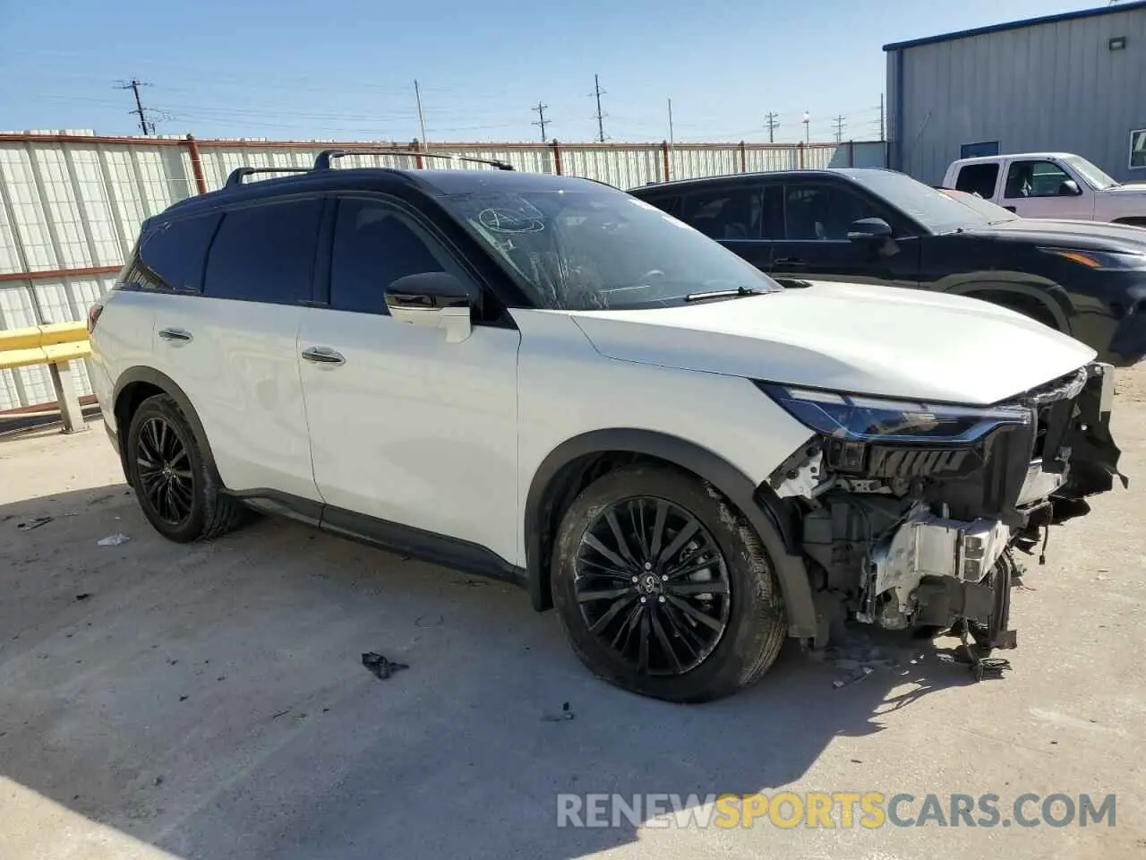 4 fotografías del automóvil dañado 5N1DL1HU0PC376479 INFINITI QX60 AUTOG 2023