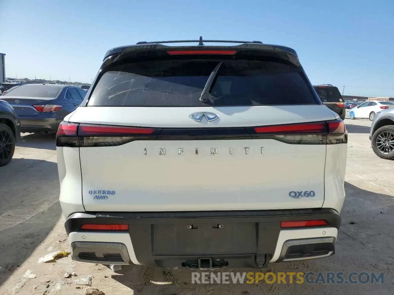 6 fotografías del automóvil dañado 5N1DL1HU0PC376479 INFINITI QX60 AUTOG 2023