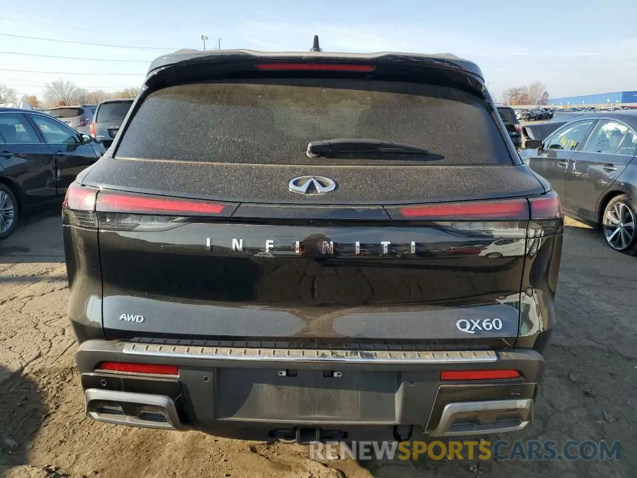 6 fotografías del automóvil dañado 5N1DL1HU8PC366640 INFINITI QX60 AUTOG 2023