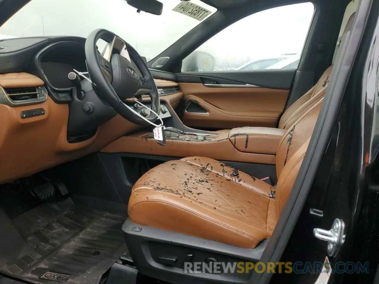 7 fotografías del automóvil dañado 5N1DL1HU8PC366640 INFINITI QX60 AUTOG 2023