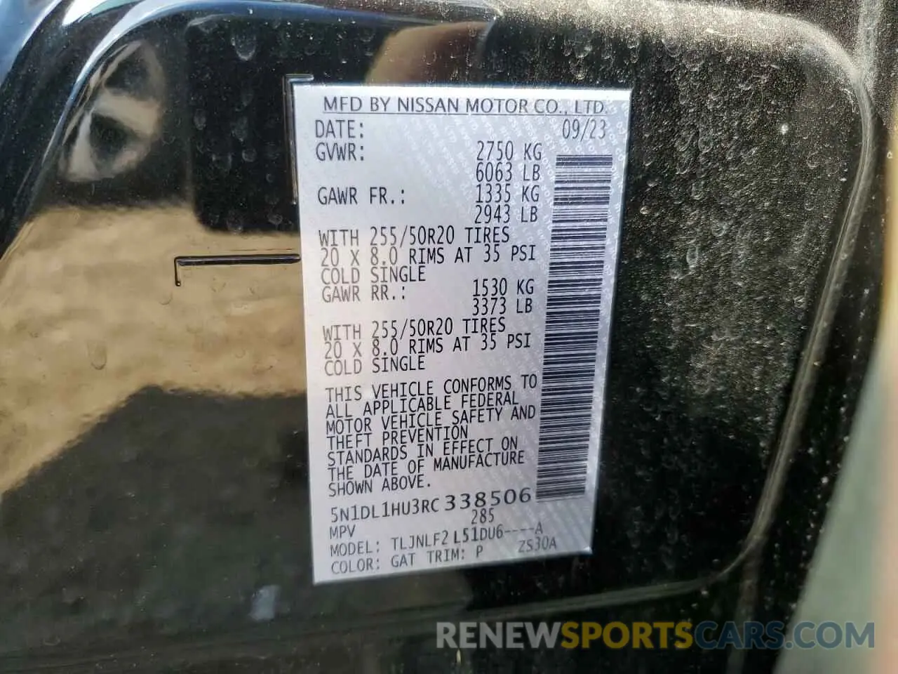 13 fotografías del automóvil dañado 5N1DL1HU3RC338506 INFINITI QX60 AUTOG 2024