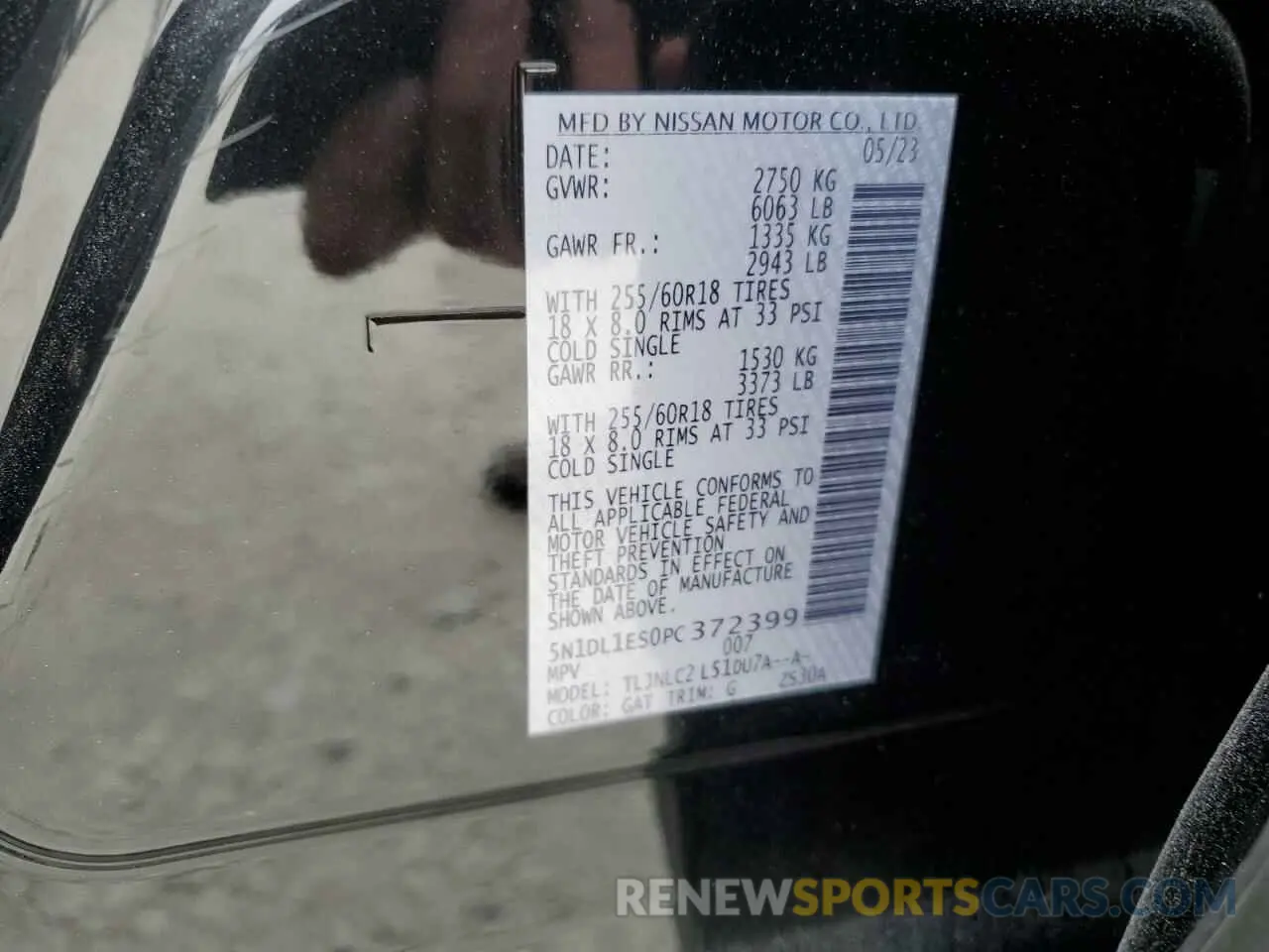 15 fotografías del automóvil dañado 5N1DL1ES0PC372399 INFINITI QX60 PURE 2023
