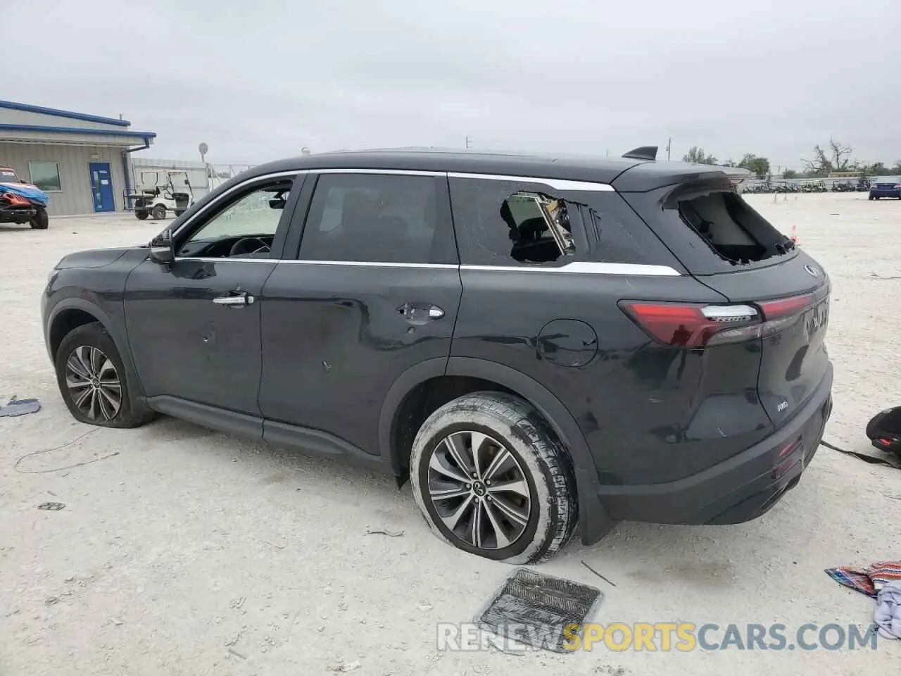 2 fotografías del automóvil dañado 5N1DL1ES0PC372399 INFINITI QX60 PURE 2023