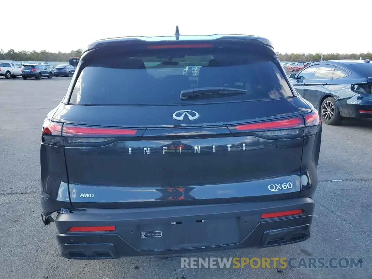6 fotografías del automóvil dañado 5N1DL1ES7RC357594 INFINITI QX60 PURE 2024