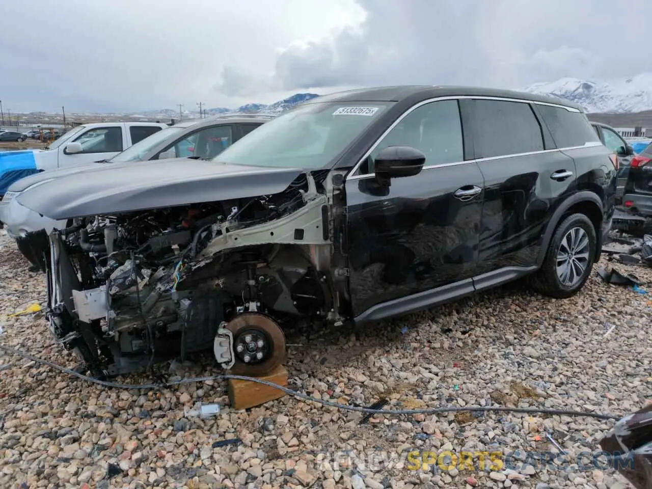 1 fotografías del automóvil dañado 5N1AL1ES8SC330302 INFINITI QX60 PURE 2025