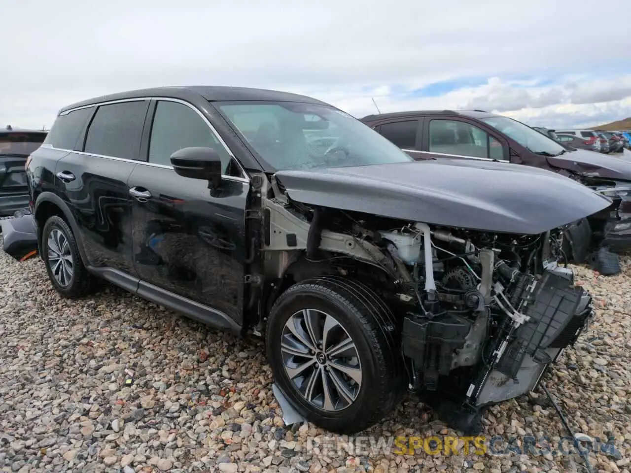 4 fotografías del automóvil dañado 5N1AL1ES8SC330302 INFINITI QX60 PURE 2025