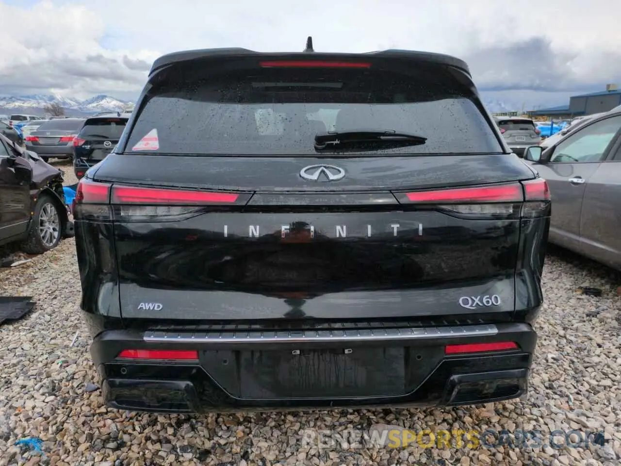 6 fotografías del automóvil dañado 5N1AL1ES8SC330302 INFINITI QX60 PURE 2025