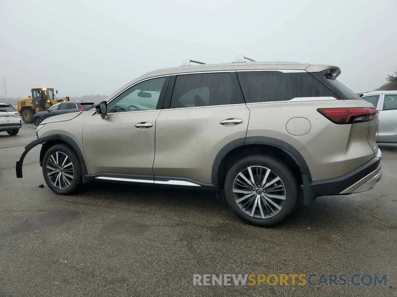 2 fotografías del automóvil dañado 5N1DL1GS6NC343919 INFINITI QX60 SENSO 2022