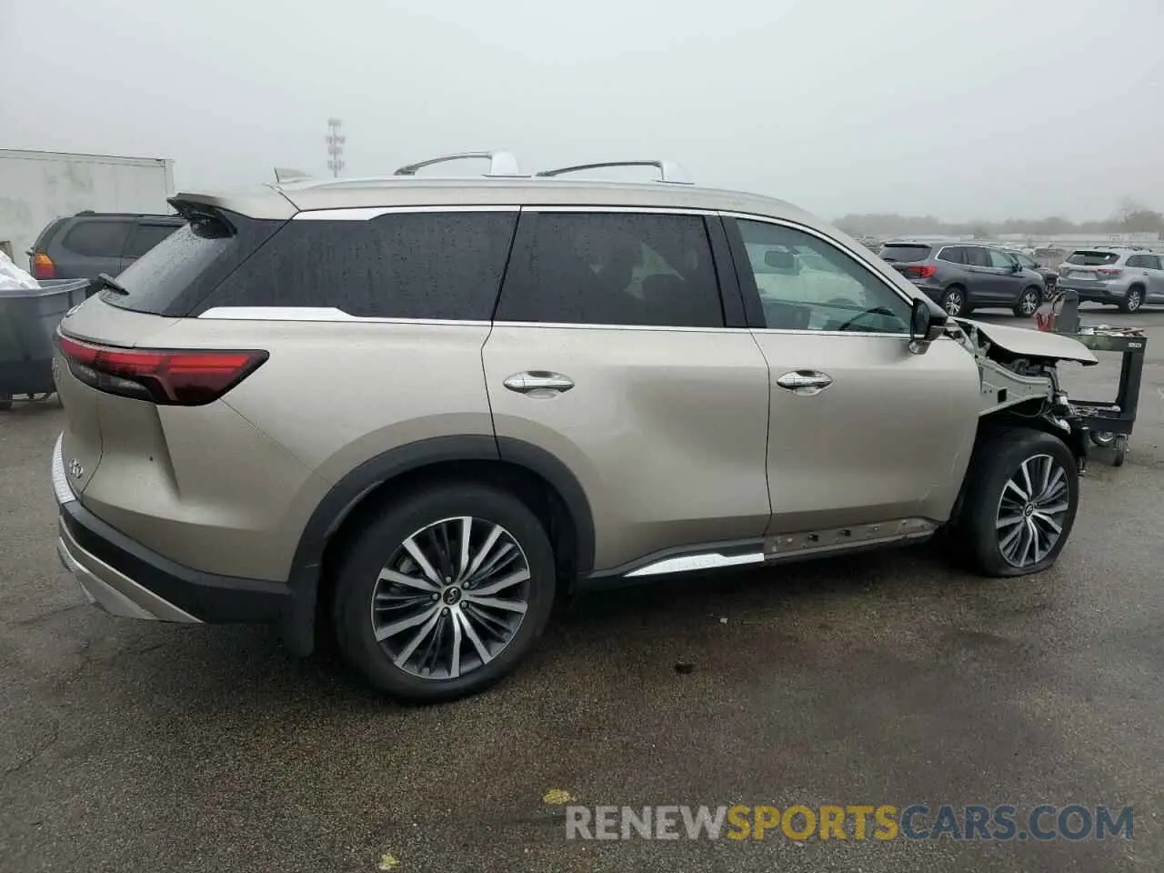3 fotografías del automóvil dañado 5N1DL1GS6NC343919 INFINITI QX60 SENSO 2022