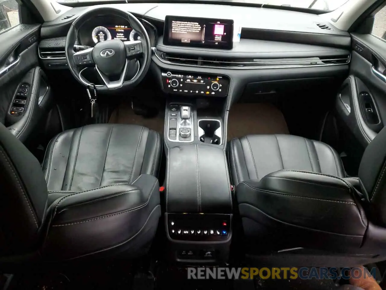 8 fotografías del automóvil dañado 5N1DL1GS6NC343919 INFINITI QX60 SENSO 2022