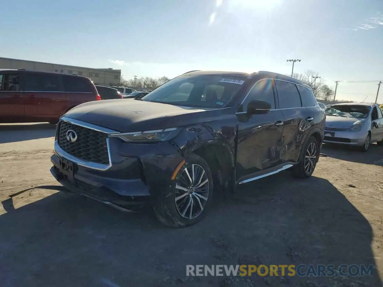 1 fotografías del automóvil dañado 5N1DL1GR2PC333212 INFINITI QX60 SENSO 2023