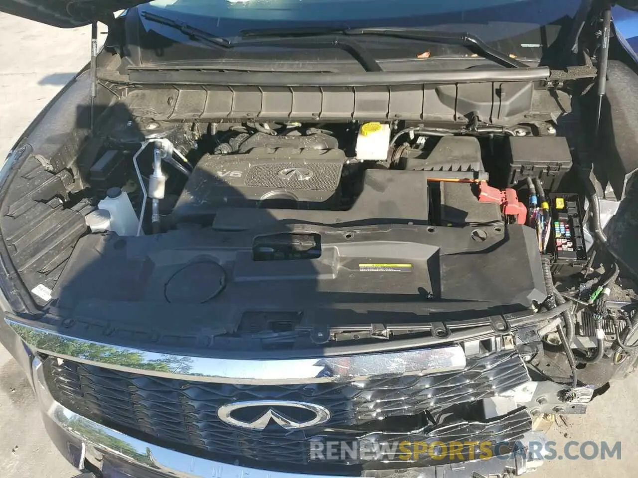 12 fotografías del automóvil dañado 5N1DL1GS2PC345895 INFINITI QX60 SENSO 2023