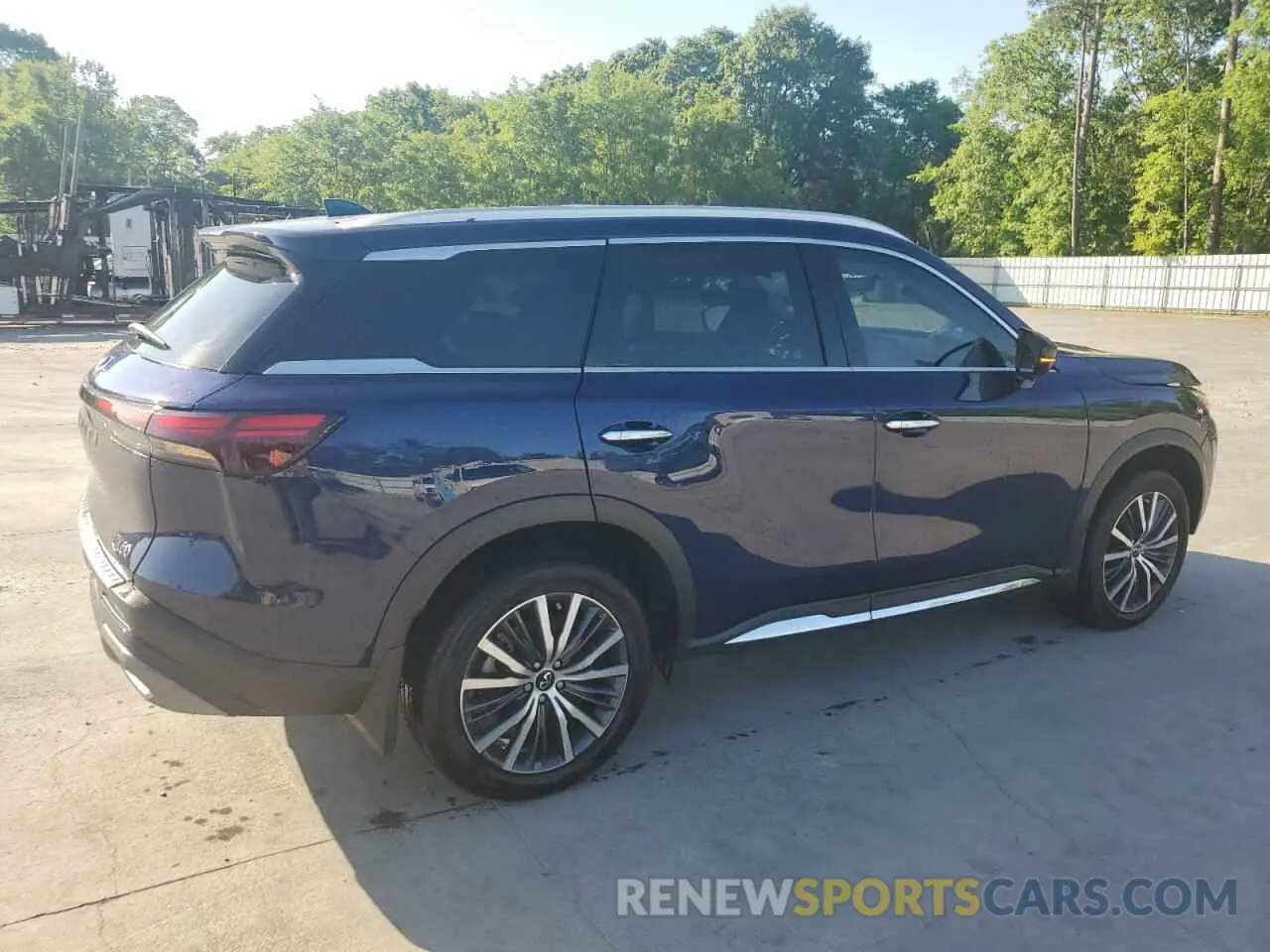 3 fotografías del automóvil dañado 5N1DL1GS2PC345895 INFINITI QX60 SENSO 2023