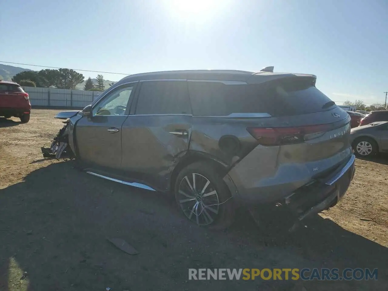 2 fotografías del automóvil dañado 5N1DL1GS5PC353778 INFINITI QX60 SENSO 2023