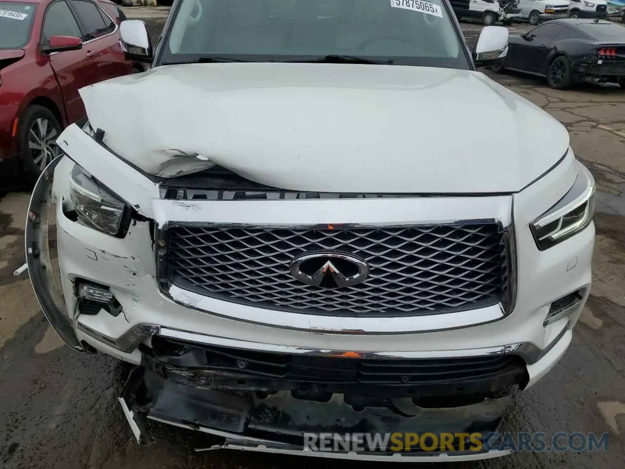 12 fotografías del automóvil dañado JN8AZ2NC1K9460750 INFINITI QX80 2019