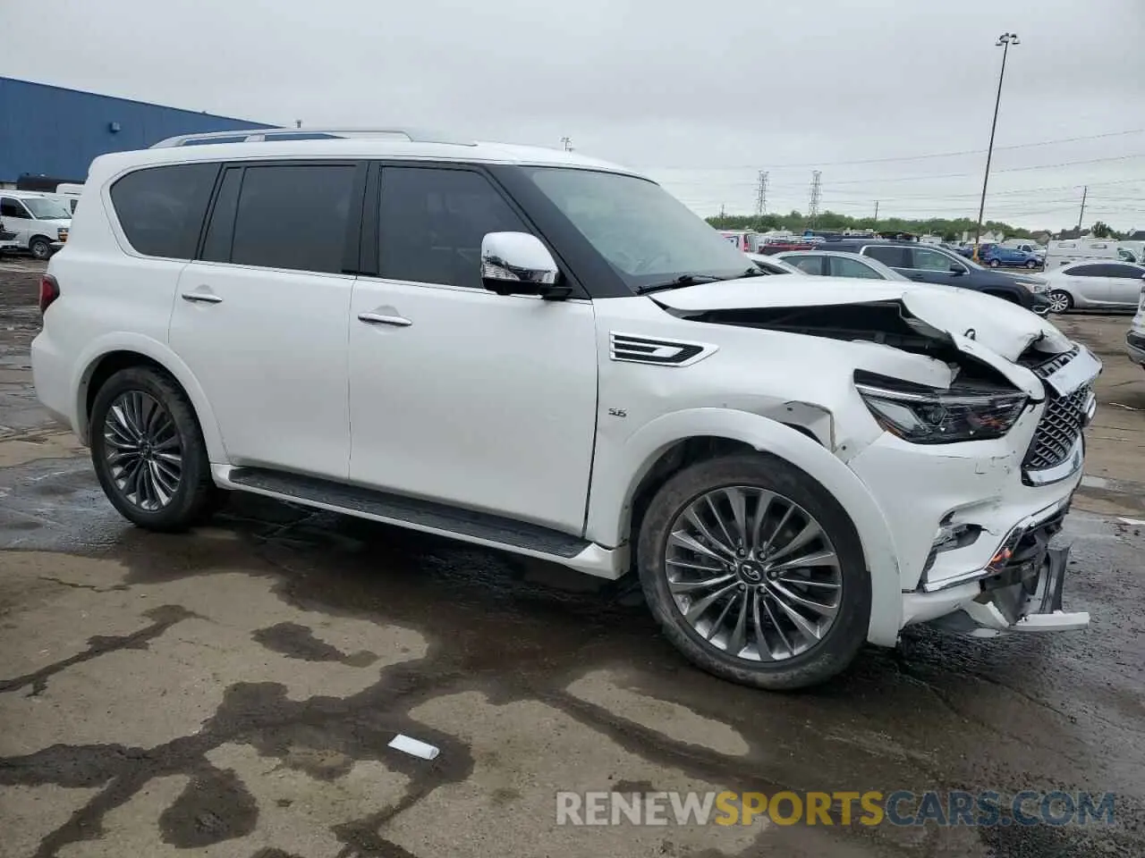 4 fotografías del automóvil dañado JN8AZ2NC1K9460750 INFINITI QX80 2019