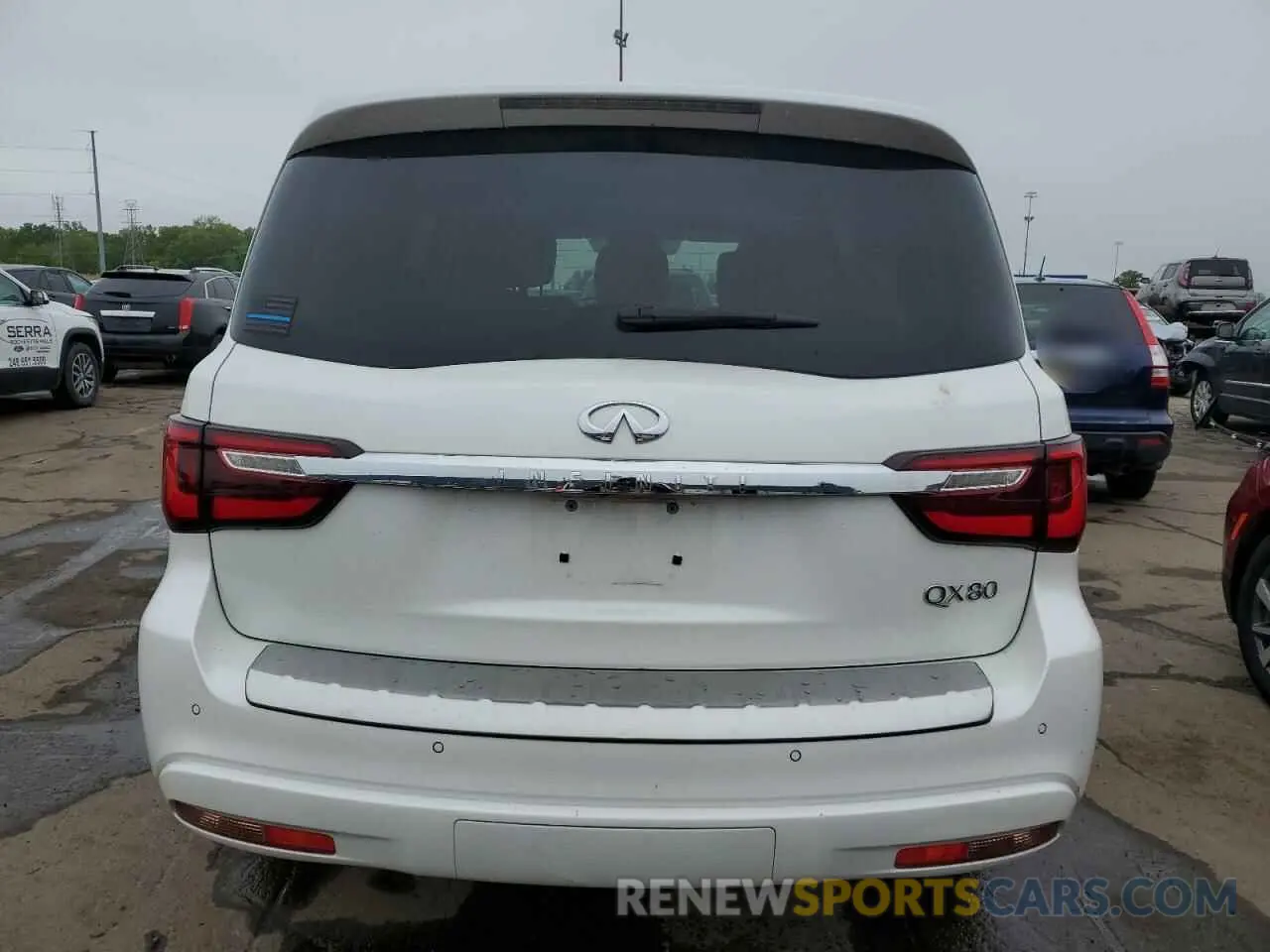 6 fotografías del automóvil dañado JN8AZ2NC1K9460750 INFINITI QX80 2019