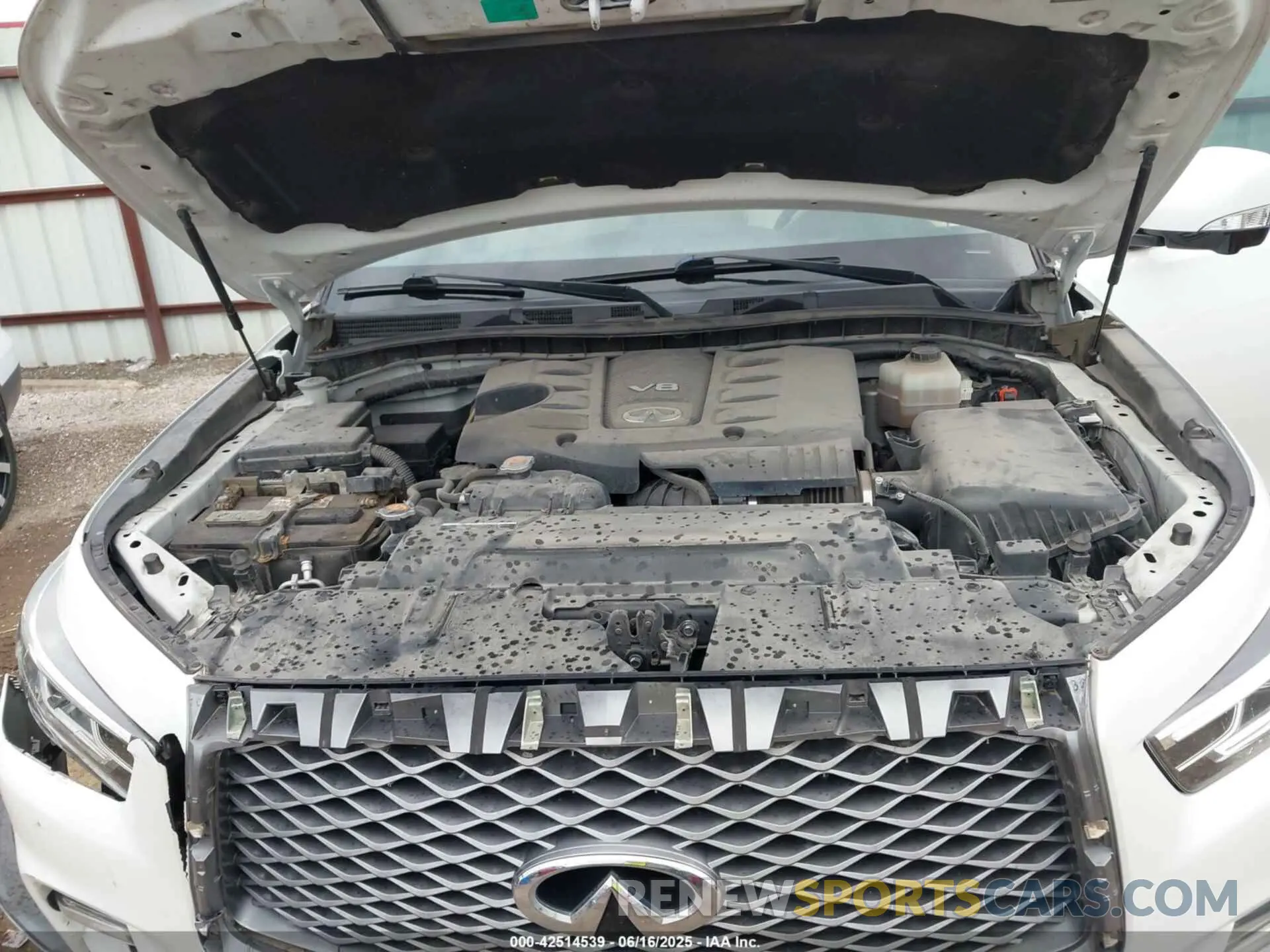 10 fotografías del automóvil dañado JN8AZ2ND2K9850281 INFINITI QX80 2019