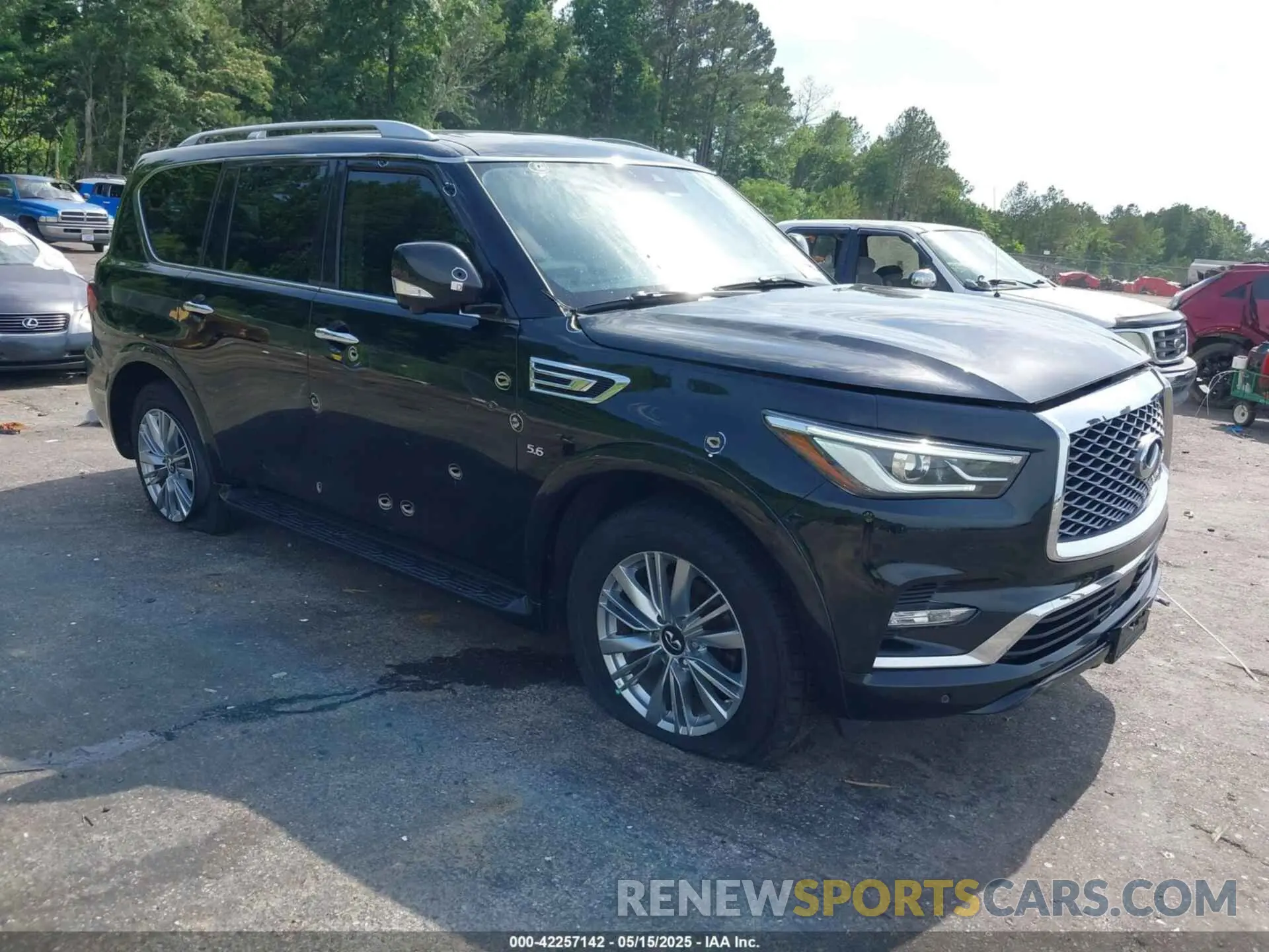1 fotografías del automóvil dañado JN8AZ2NE0K9232997 INFINITI QX80 2019