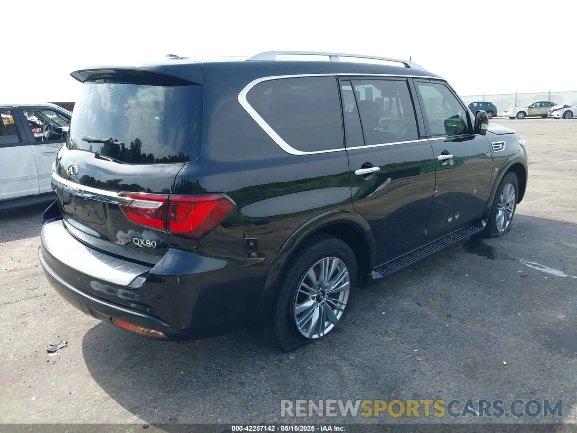 4 fotografías del automóvil dañado JN8AZ2NE0K9232997 INFINITI QX80 2019