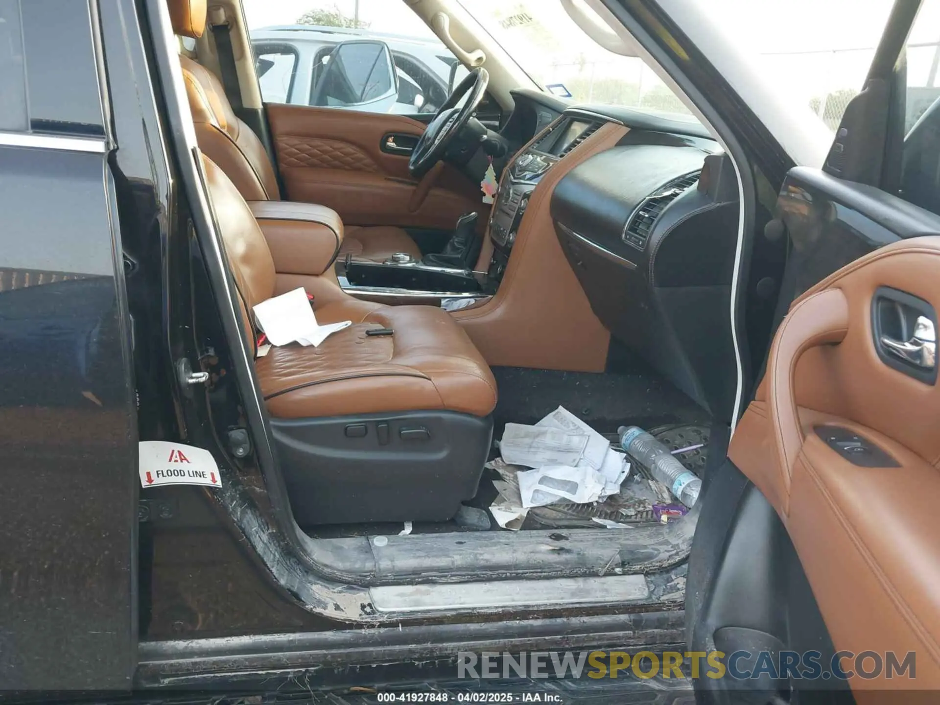 5 fotografías del automóvil dañado JN8AZ2NE2K9229471 INFINITI QX80 2019
