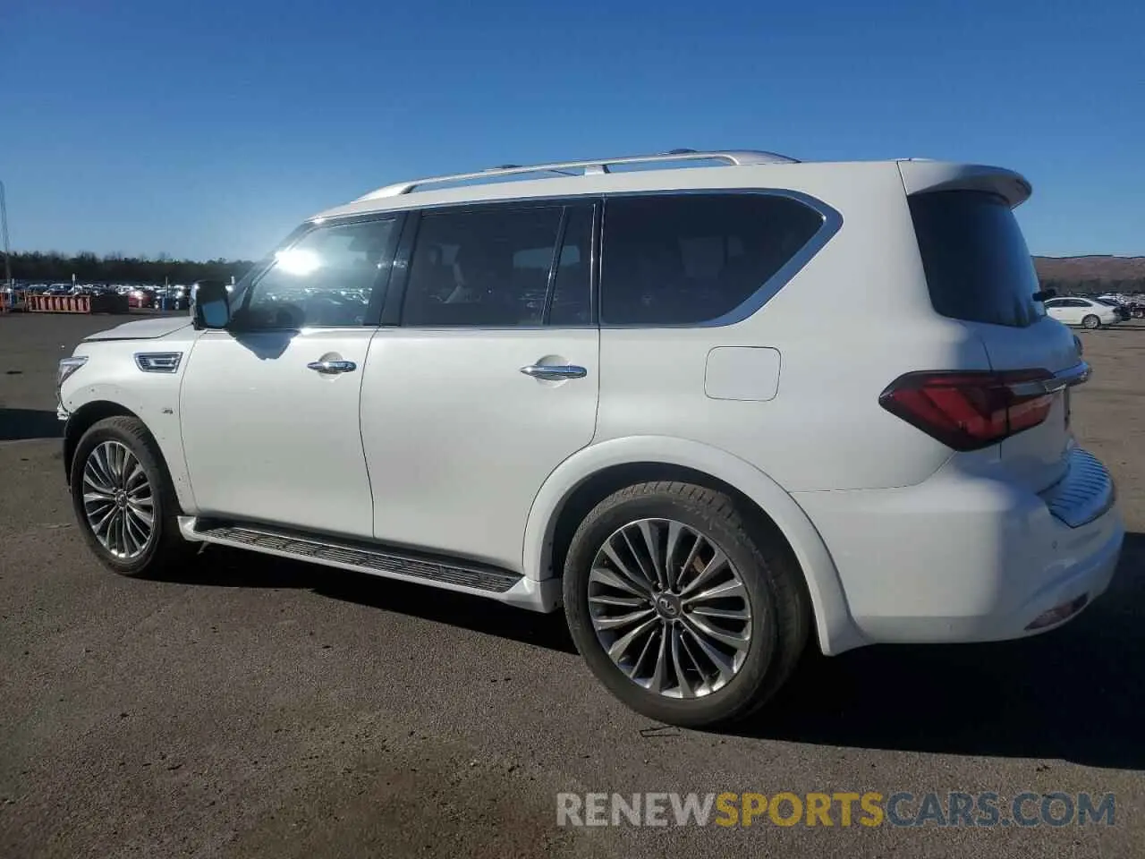 2 fotografías del automóvil dañado JN8AZ2NE4K9229861 INFINITI QX80 2019