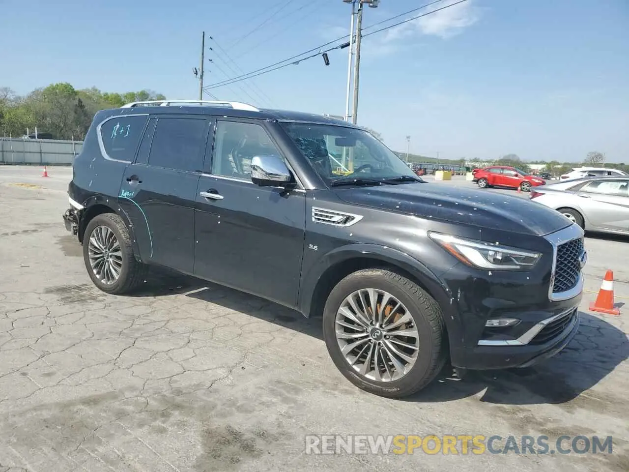 4 fotografías del automóvil dañado JN8AZ2NE4K9237538 INFINITI QX80 2019