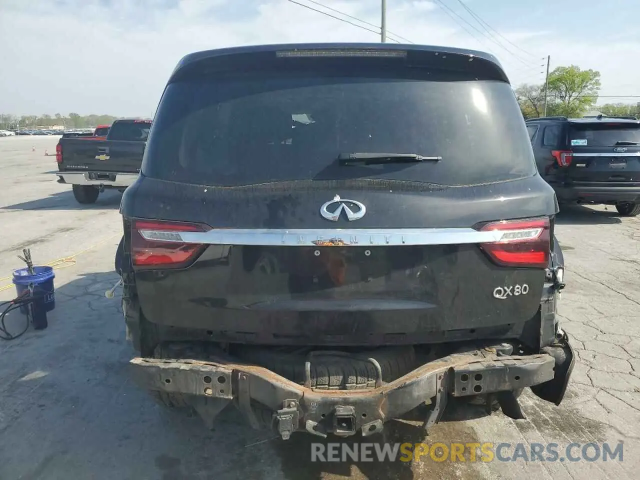 6 fotografías del automóvil dañado JN8AZ2NE4K9237538 INFINITI QX80 2019