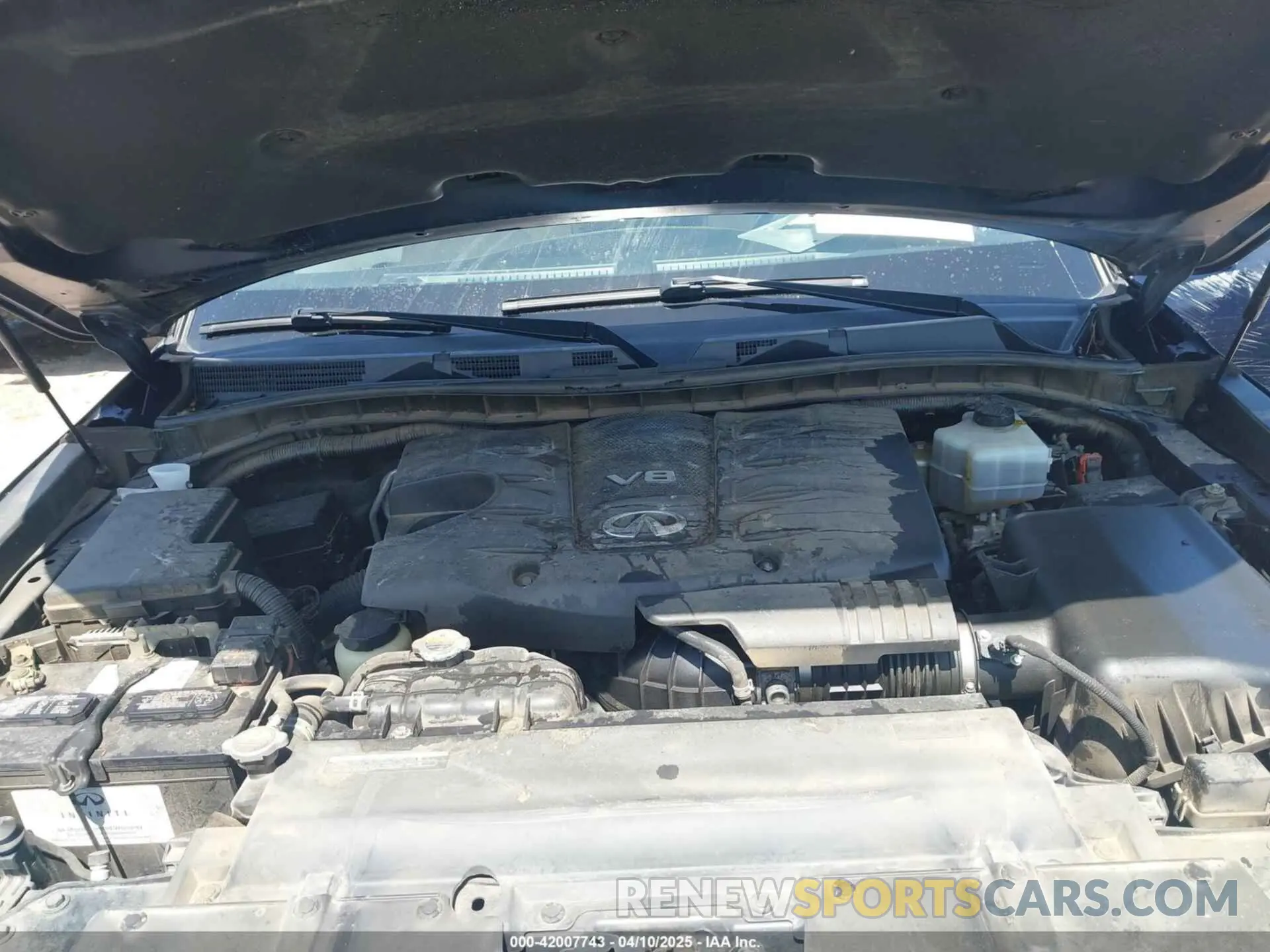 10 fotografías del automóvil dañado JN8AZ2NE5K9225656 INFINITI QX80 2019
