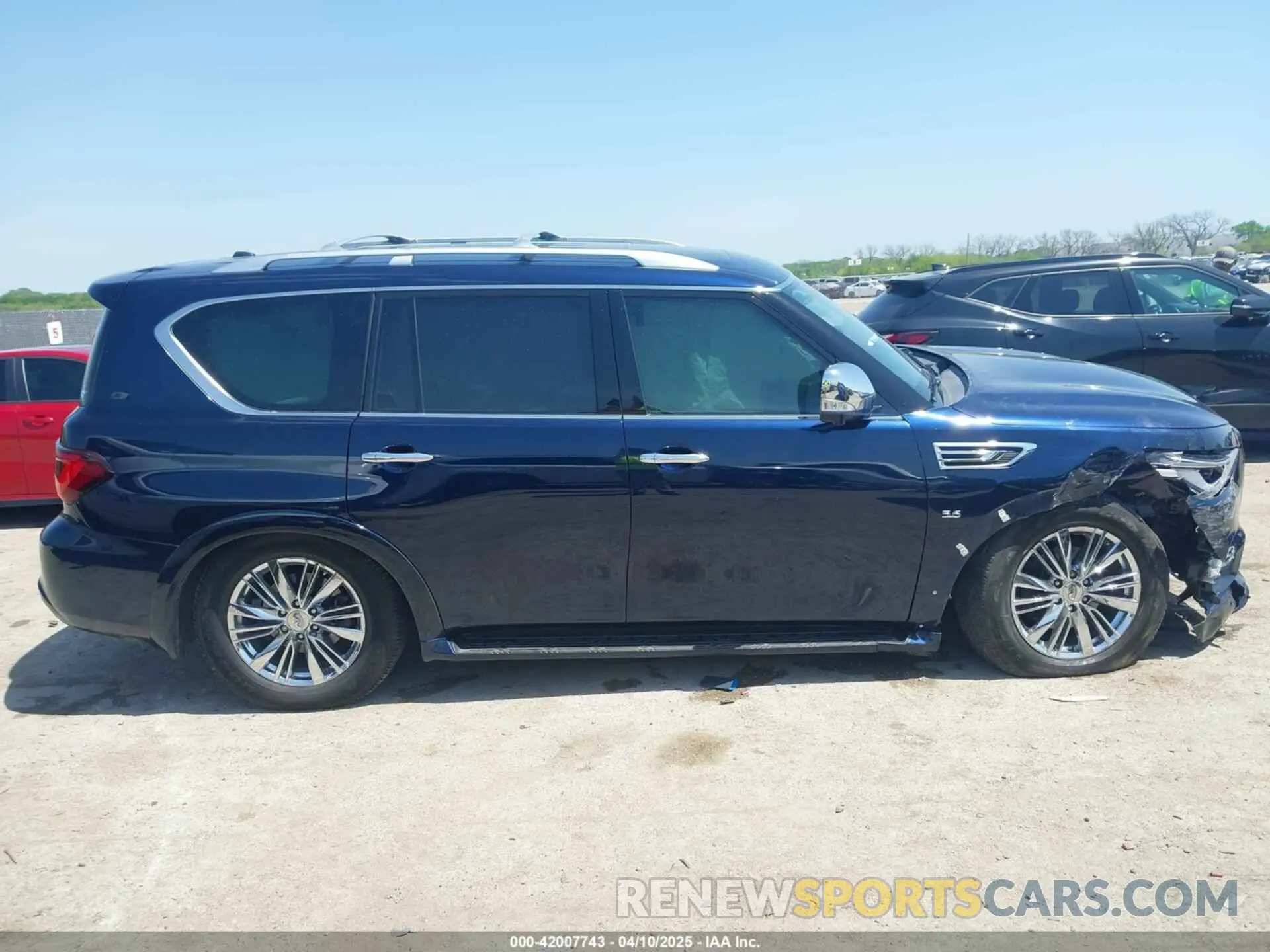 13 fotografías del automóvil dañado JN8AZ2NE5K9225656 INFINITI QX80 2019