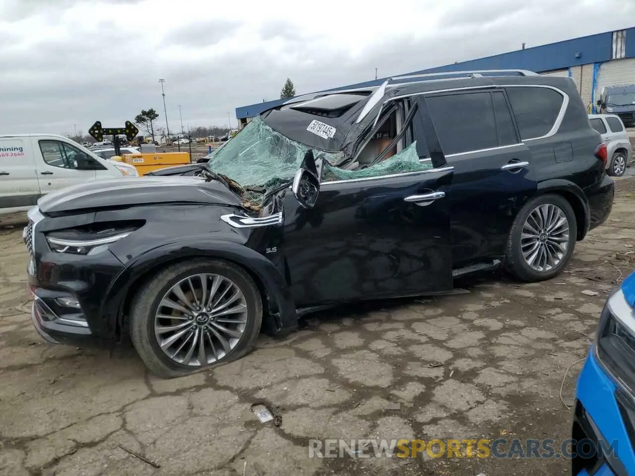 1 fotografías del automóvil dañado JN8AZ2NE5K9234907 INFINITI QX80 2019