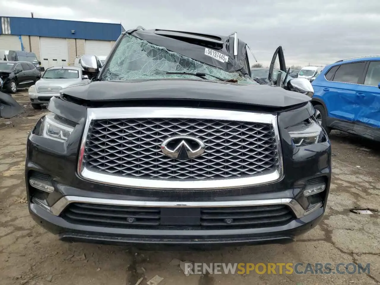 5 fotografías del automóvil dañado JN8AZ2NE5K9234907 INFINITI QX80 2019