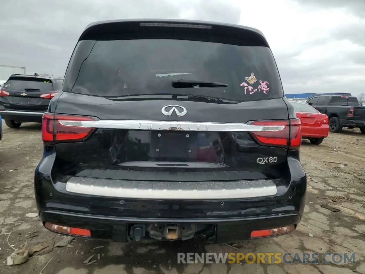 6 fotografías del automóvil dañado JN8AZ2NE5K9234907 INFINITI QX80 2019