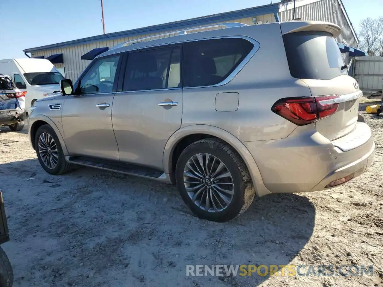 2 fotografías del automóvil dañado JN8AZ2NE7K9231409 INFINITI QX80 2019