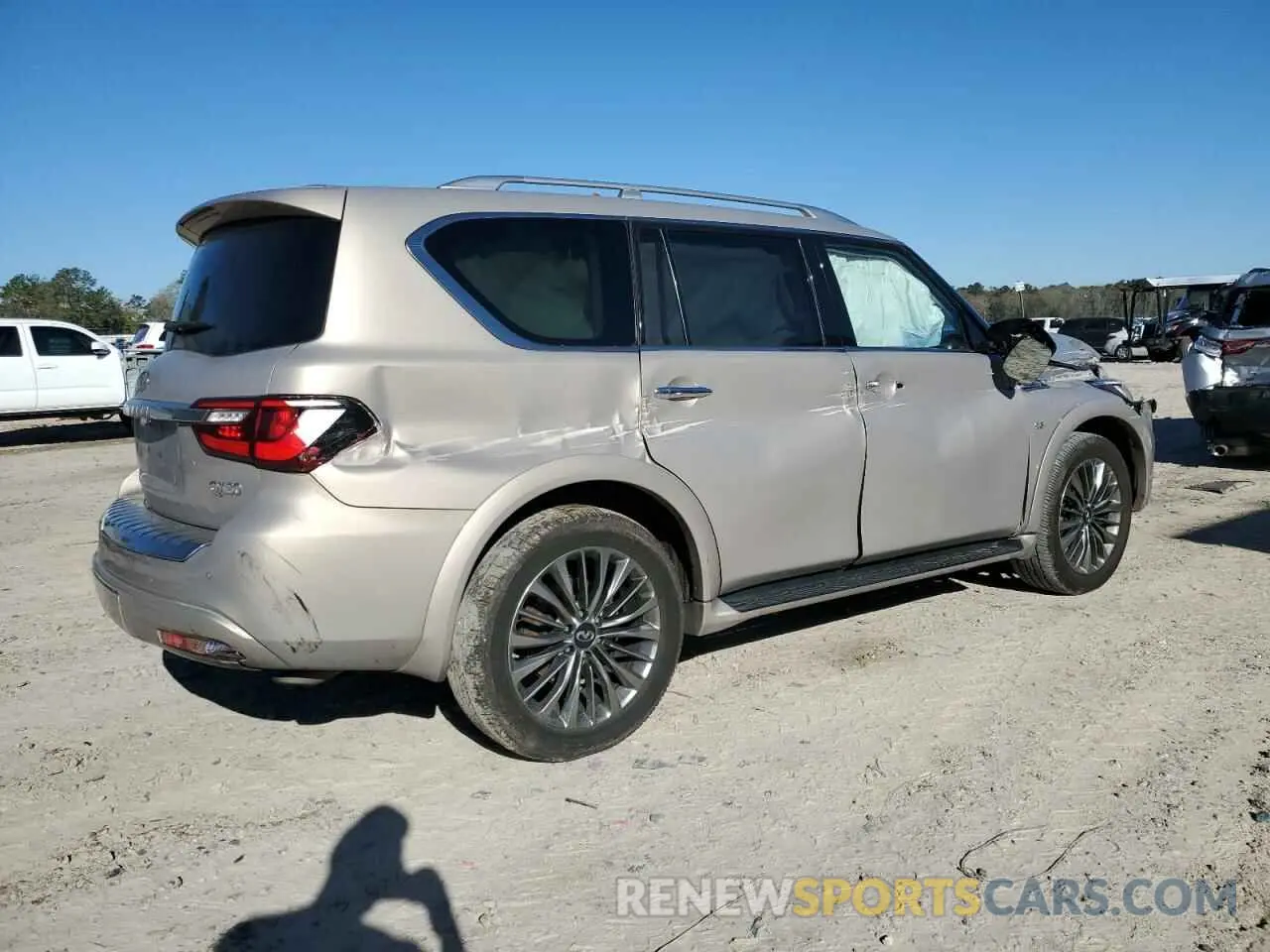 3 fotografías del automóvil dañado JN8AZ2NE7K9231409 INFINITI QX80 2019