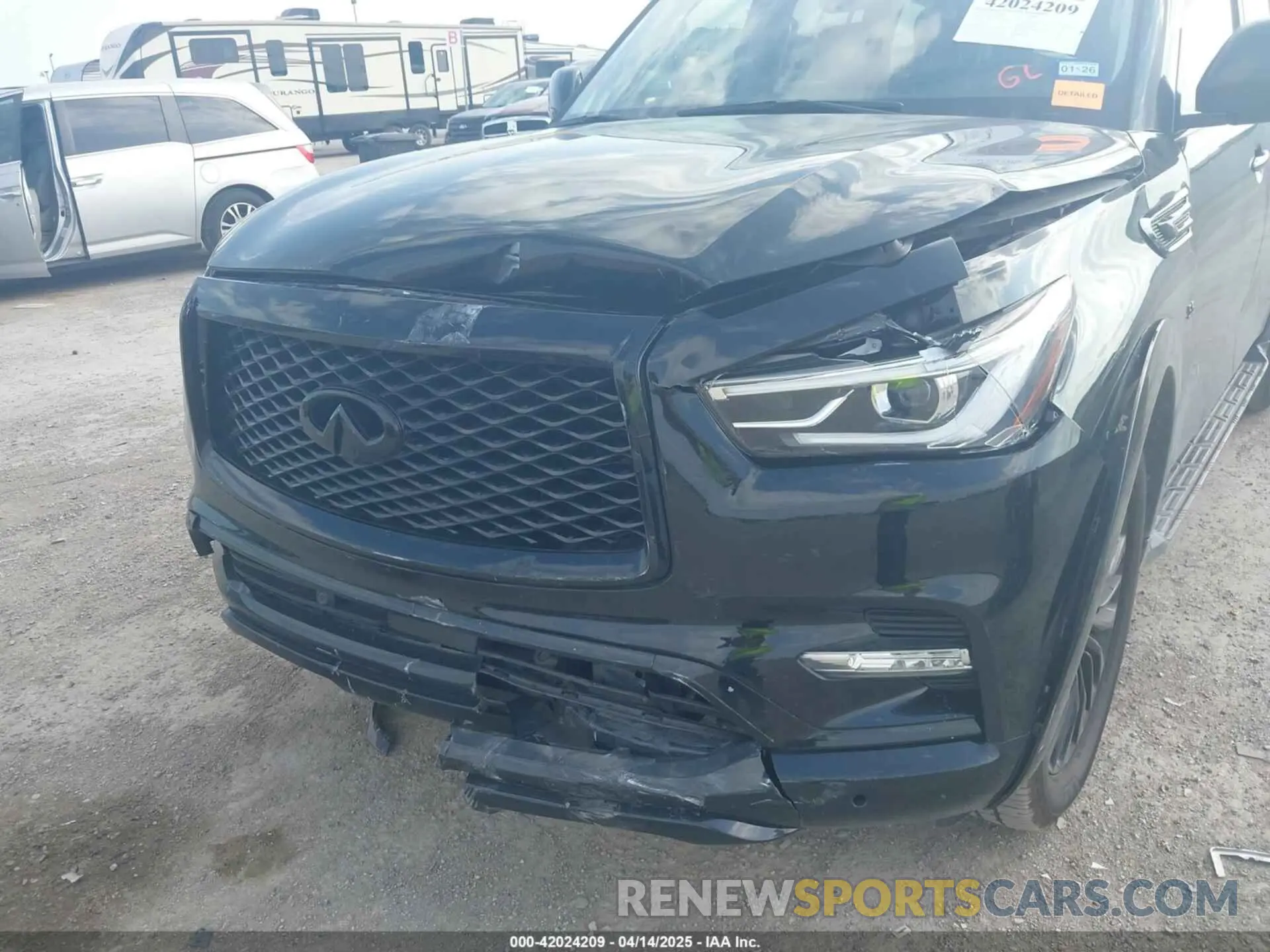 6 fotografías del automóvil dañado JN8AZ2NE8K9236926 INFINITI QX80 2019