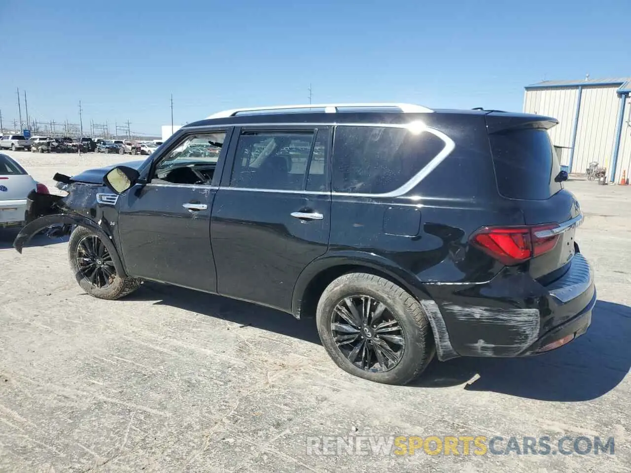 2 fotografías del automóvil dañado JN8AZ2NE9K9226485 INFINITI QX80 2019