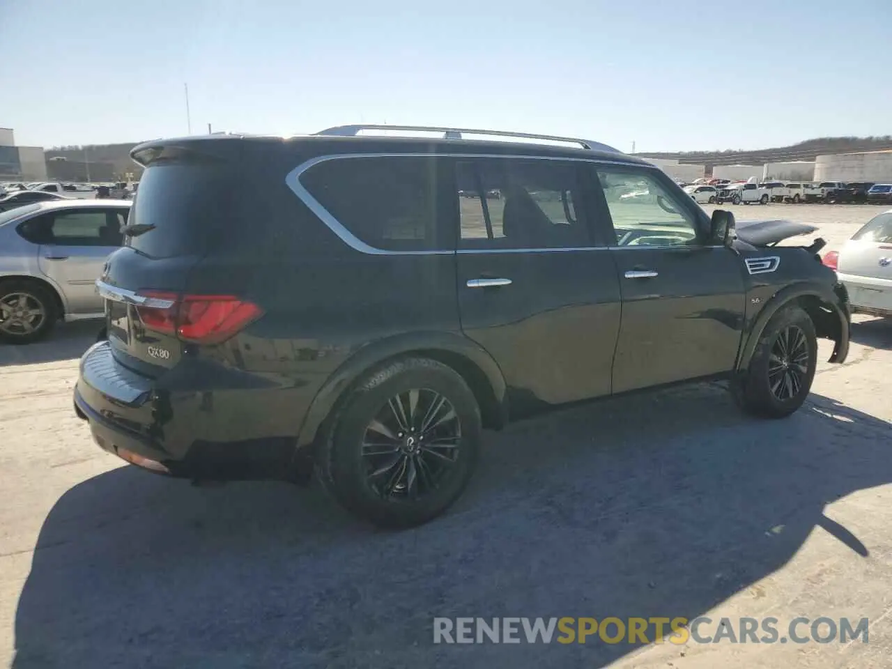 3 fotografías del automóvil dañado JN8AZ2NE9K9226485 INFINITI QX80 2019