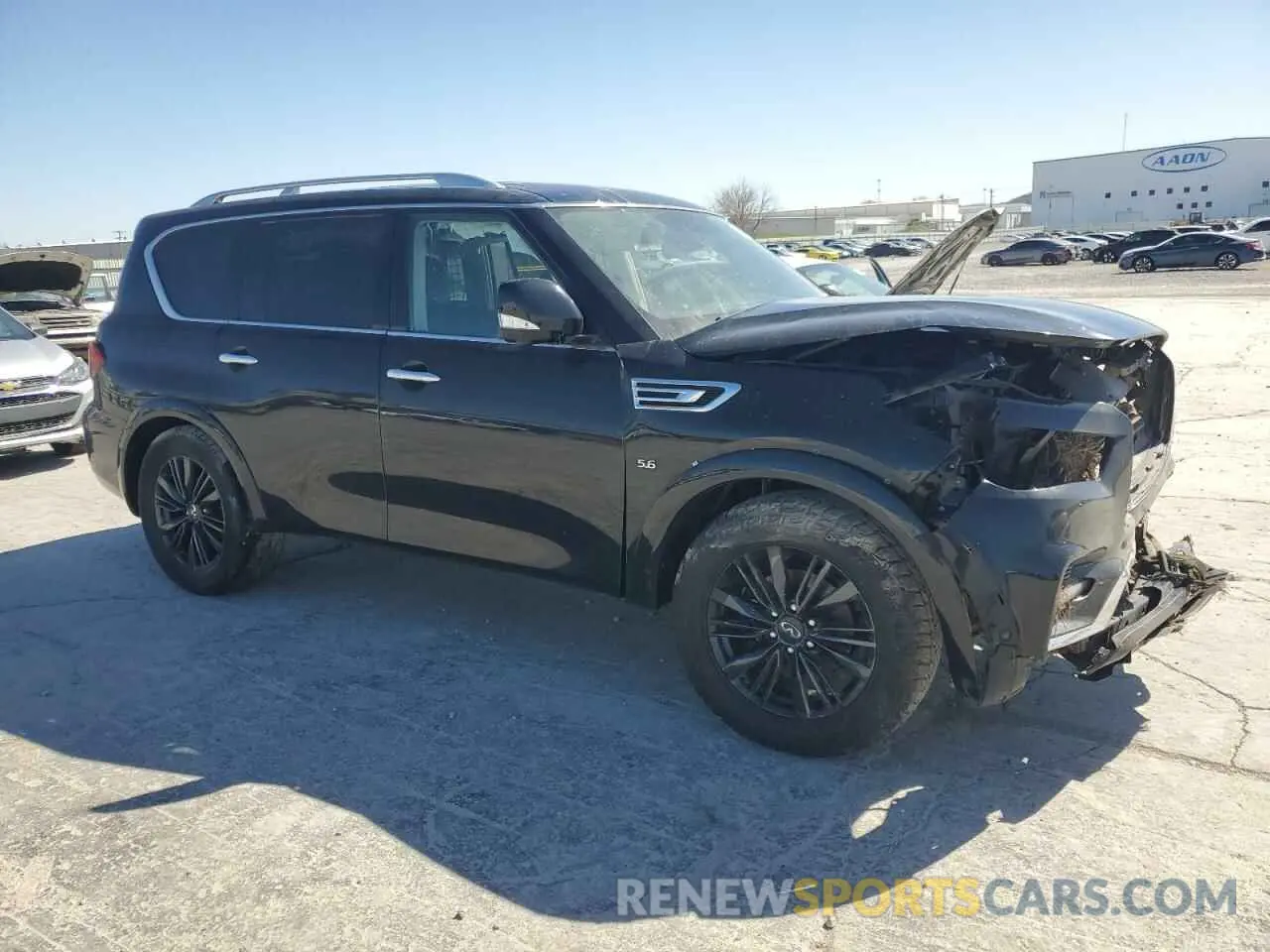 4 fotografías del automóvil dañado JN8AZ2NE9K9226485 INFINITI QX80 2019