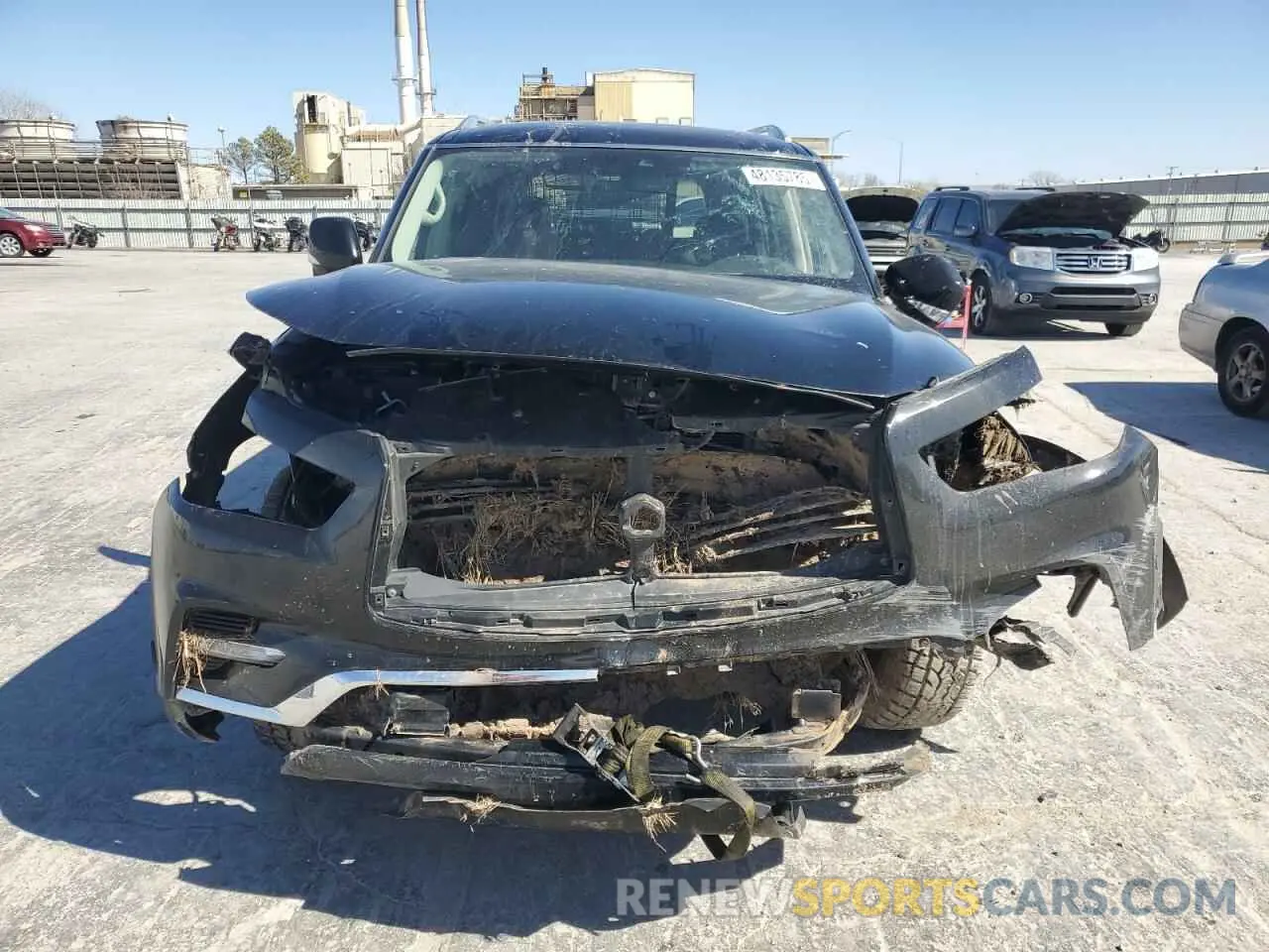 5 fotografías del automóvil dañado JN8AZ2NE9K9226485 INFINITI QX80 2019