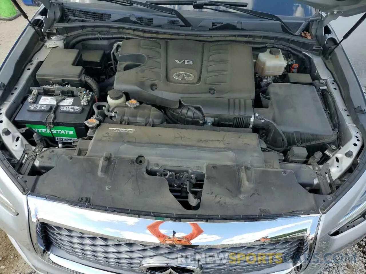 12 fotografías del automóvil dañado JN8AZ2NE9K9230200 INFINITI QX80 2019