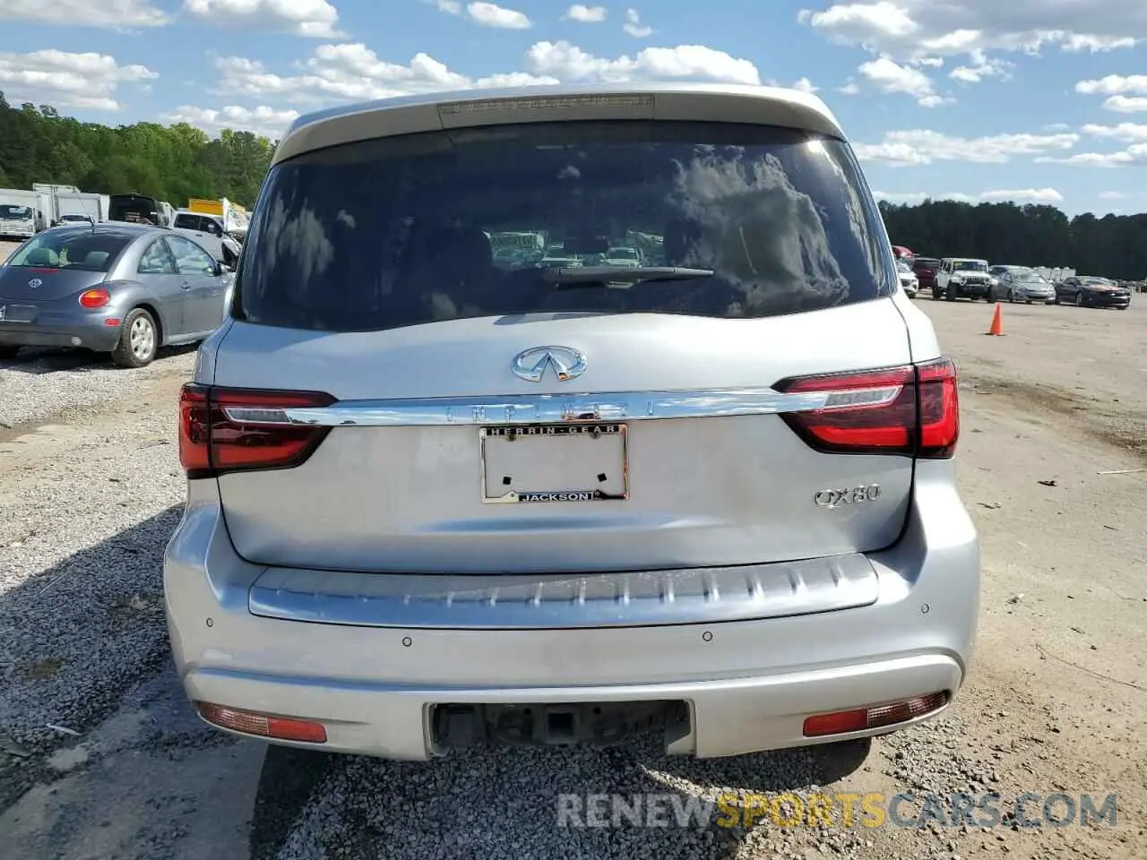 6 fotografías del automóvil dañado JN8AZ2NE9K9230200 INFINITI QX80 2019