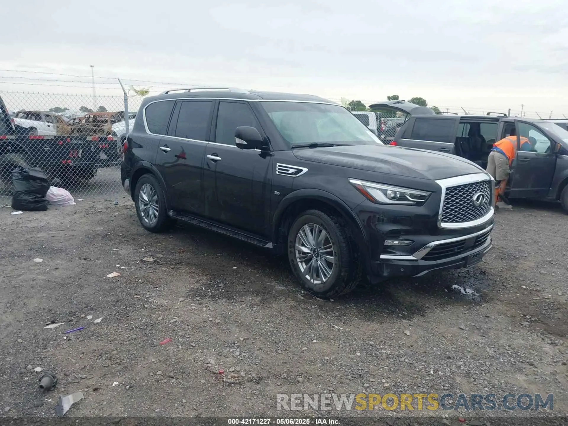 1 fotografías del automóvil dañado JN8AZ2NE9K9232450 INFINITI QX80 2019