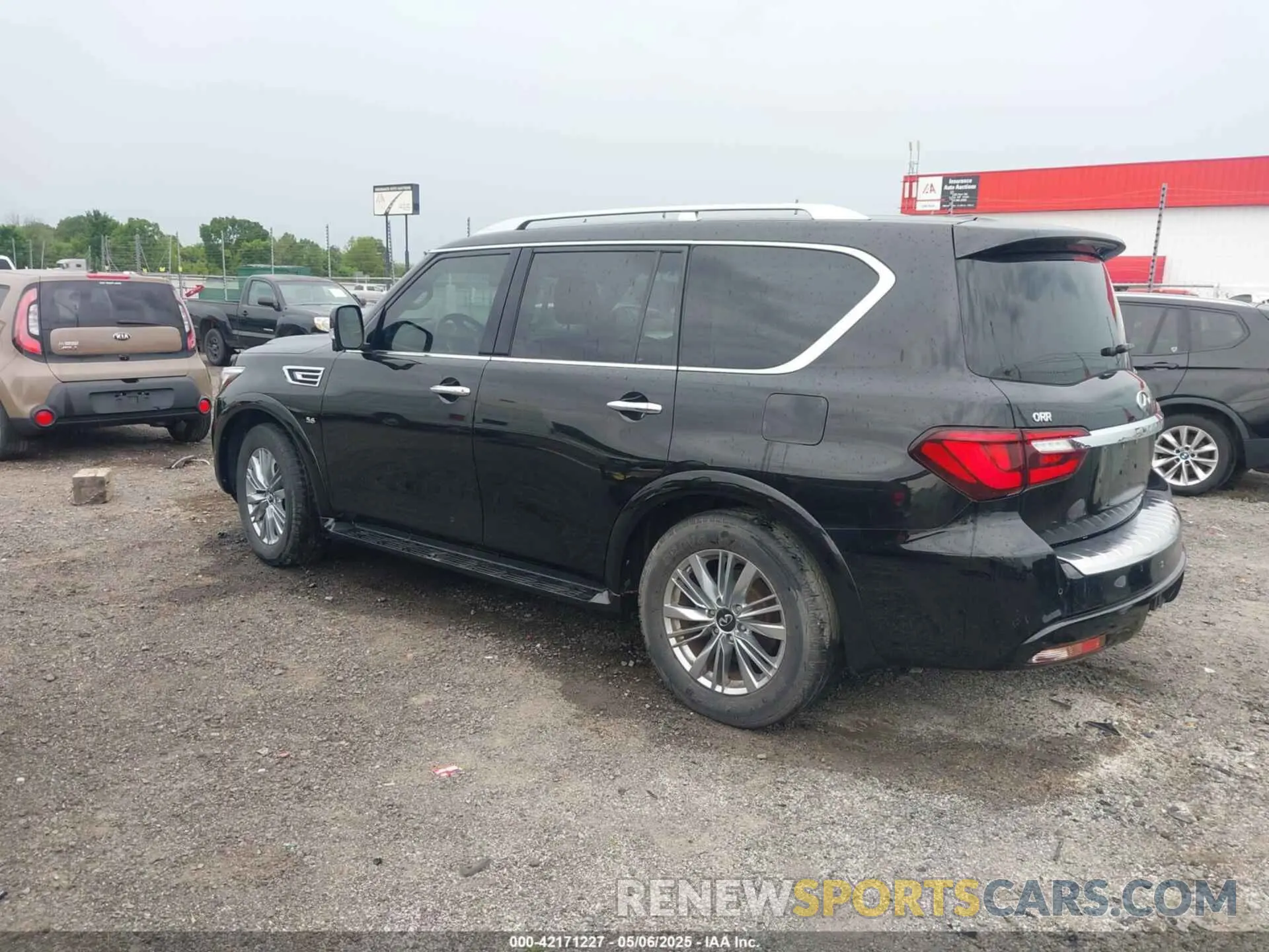 3 fotografías del automóvil dañado JN8AZ2NE9K9232450 INFINITI QX80 2019