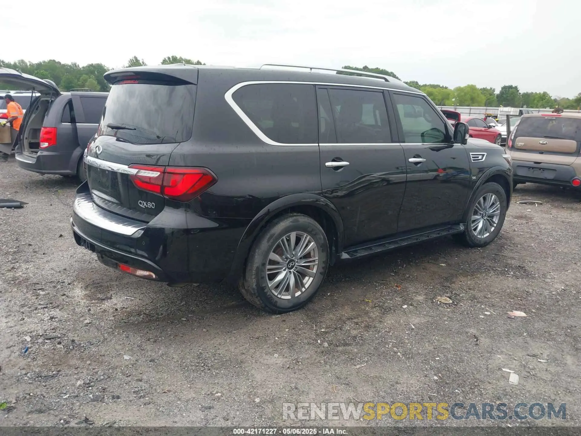 4 fotografías del automóvil dañado JN8AZ2NE9K9232450 INFINITI QX80 2019