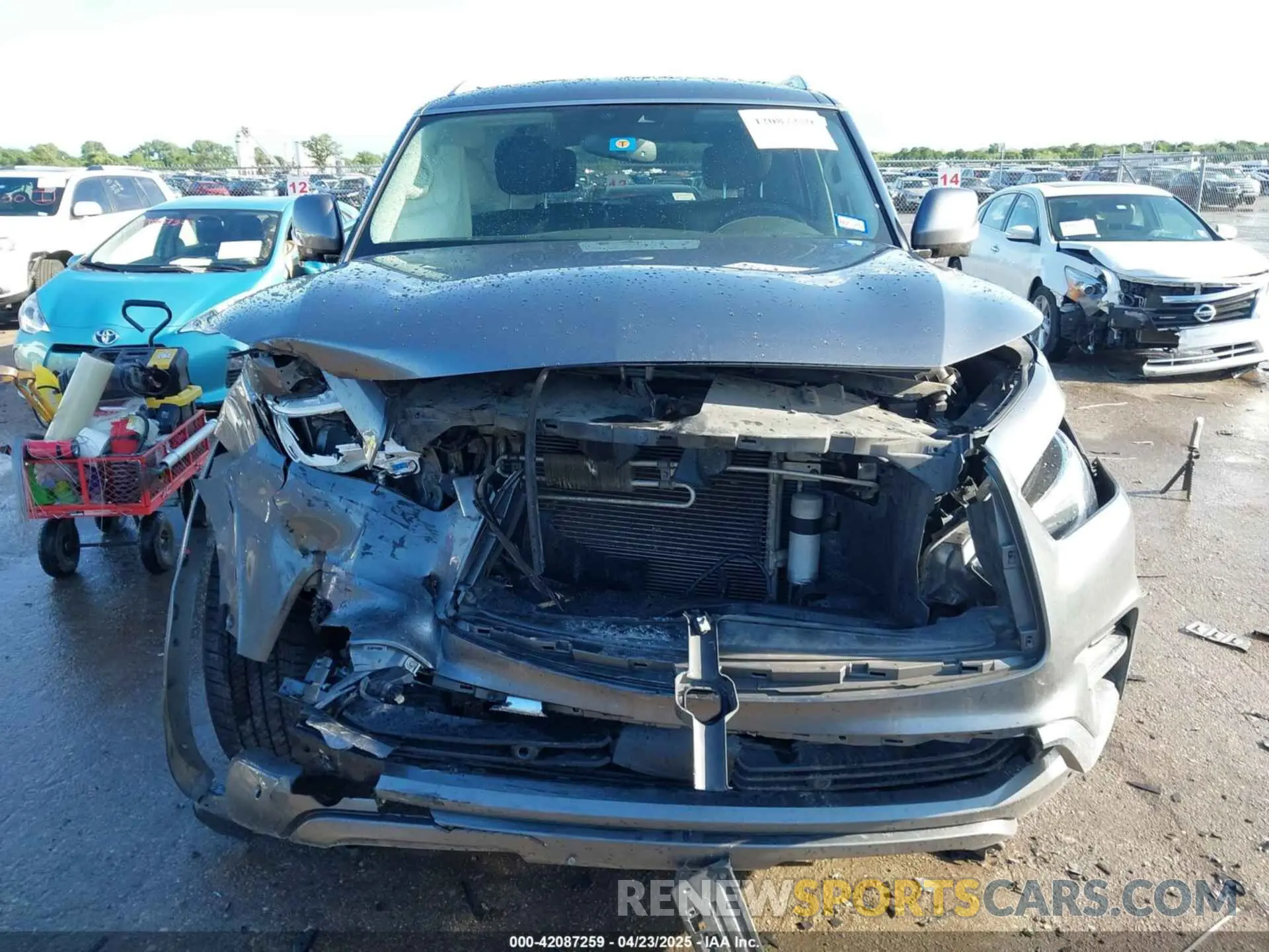 12 fotografías del automóvil dañado JN8AZ2NE9K9236577 INFINITI QX80 2019