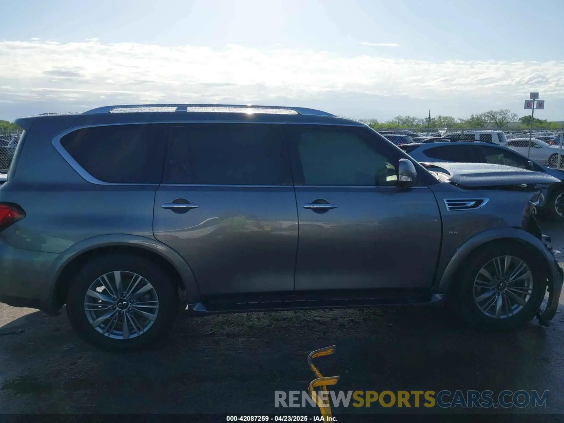 13 fotografías del automóvil dañado JN8AZ2NE9K9236577 INFINITI QX80 2019
