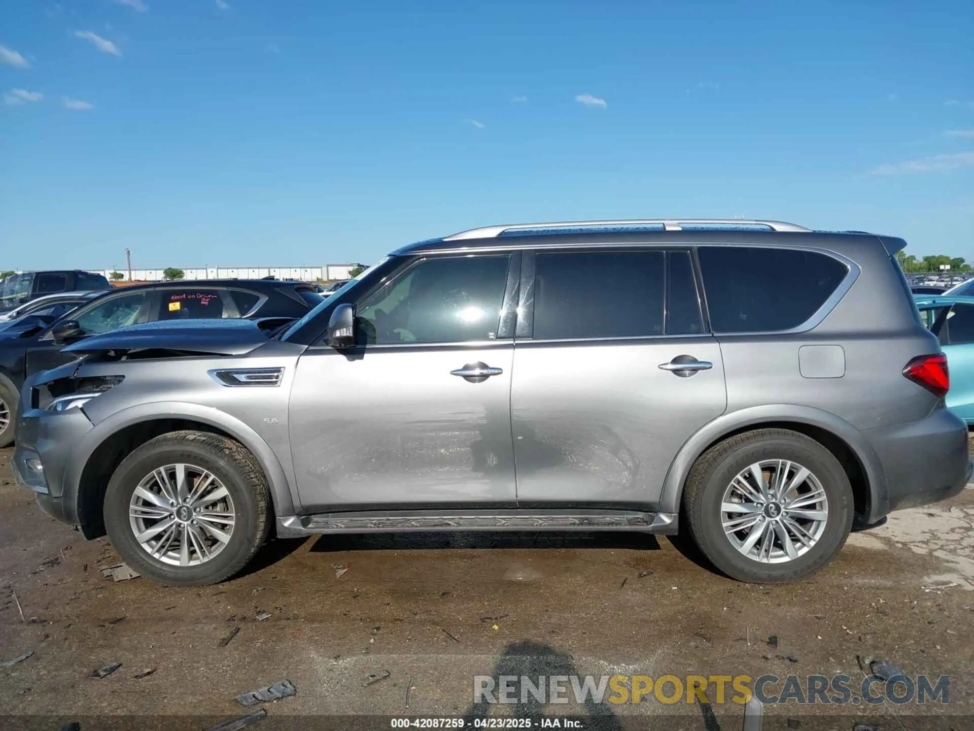 14 fotografías del automóvil dañado JN8AZ2NE9K9236577 INFINITI QX80 2019