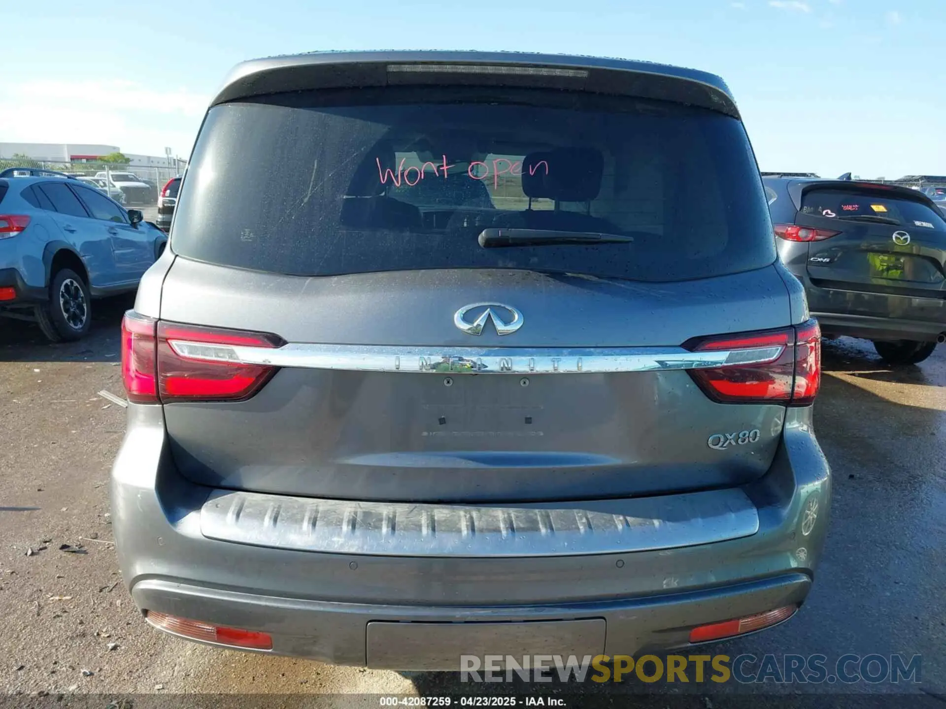 16 fotografías del automóvil dañado JN8AZ2NE9K9236577 INFINITI QX80 2019